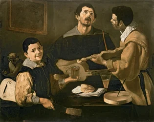 Drei Musiker, 1618